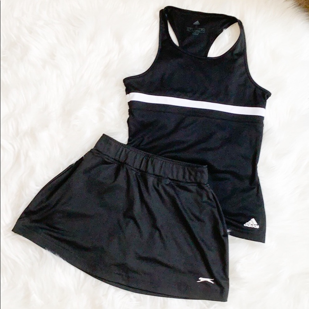 Tennis skirt and top set